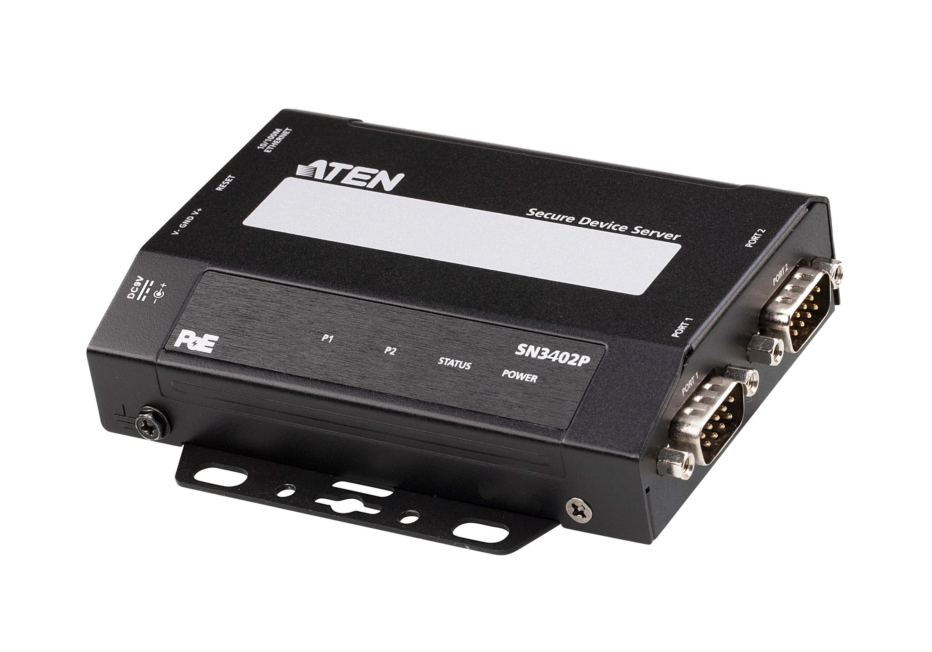Servidor De Dispositivos Seguros Rs-232 / Rs-422 / Rs-485 De 2 Puertos Con Poe Nuevo