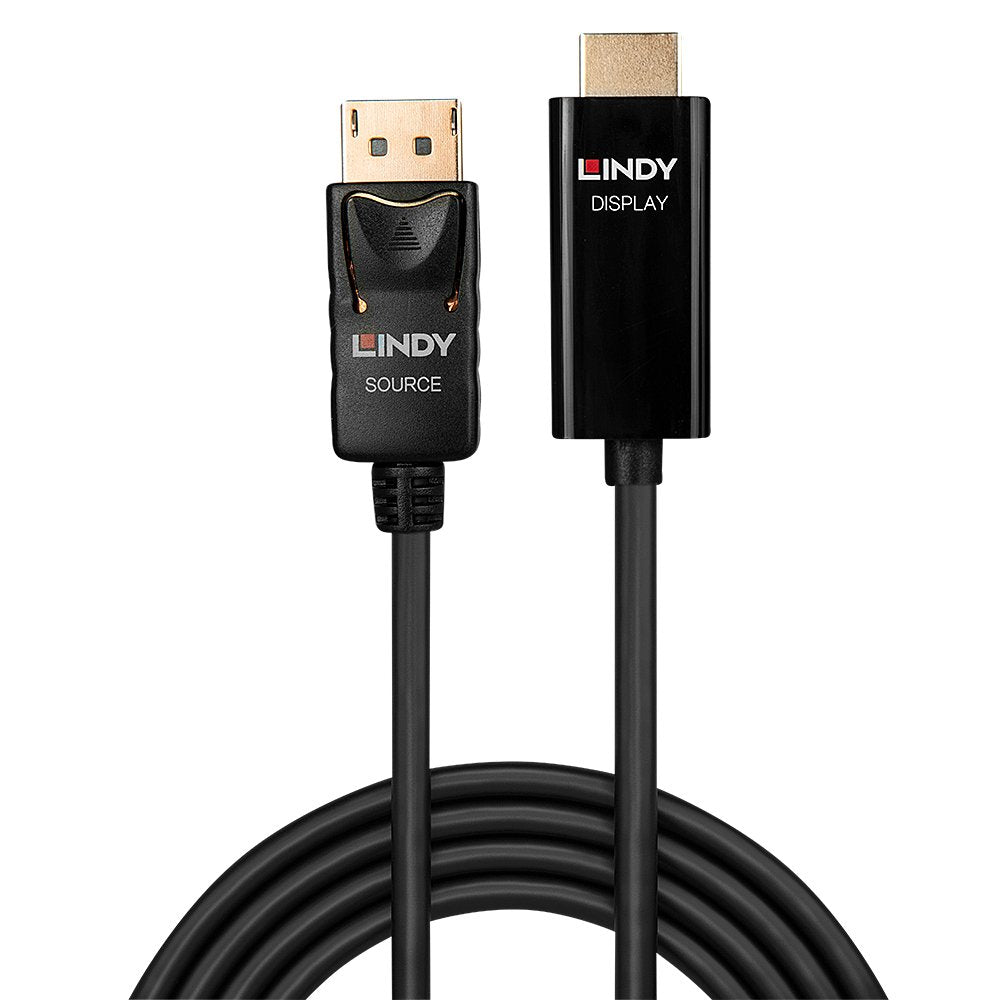 Lindy Displayport A Hdmi Cable 4k60hz Activo 0.5m