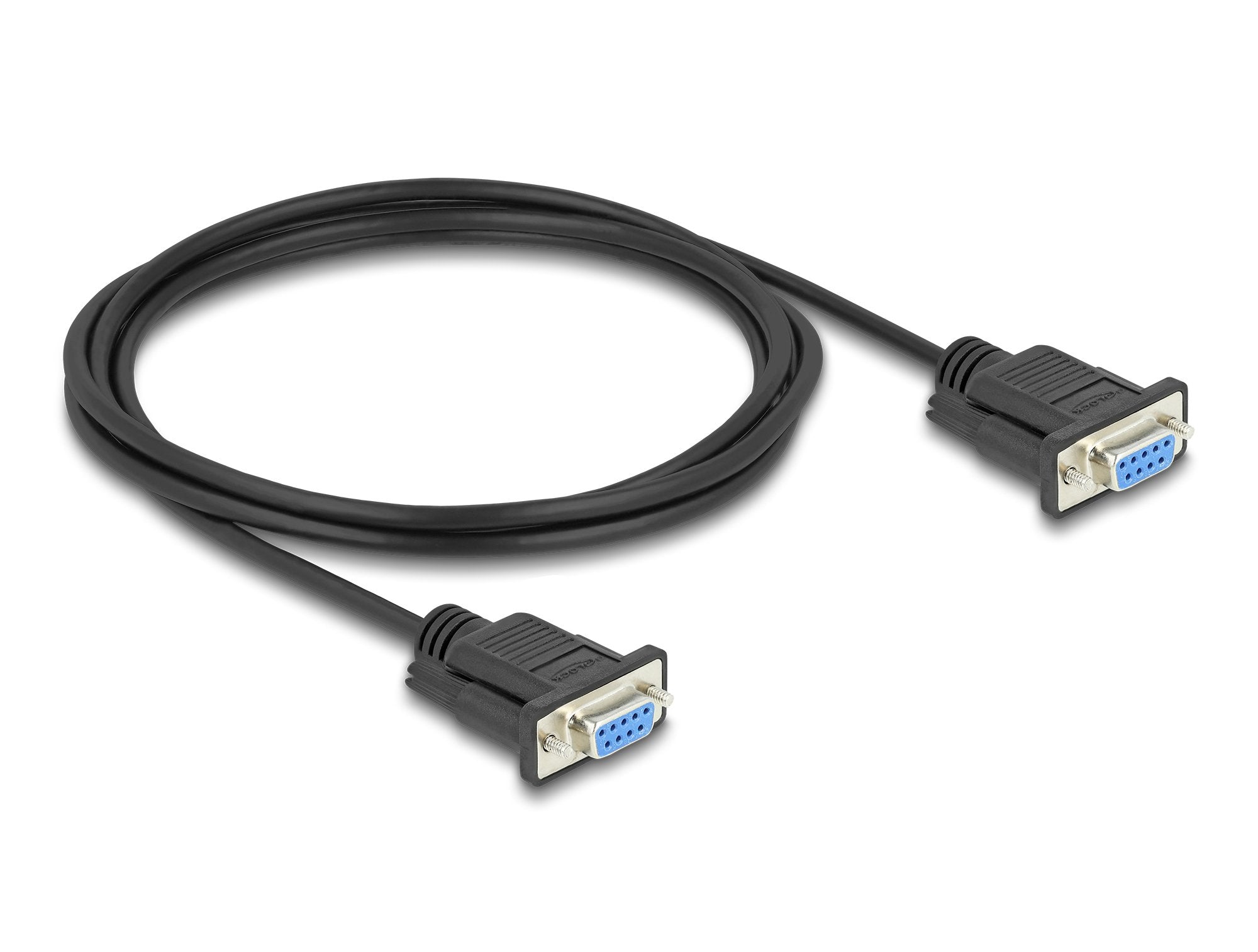 Delock 86824 Cable Serie Rs-232 D-Sub9 Hembra A Hembra 2 M