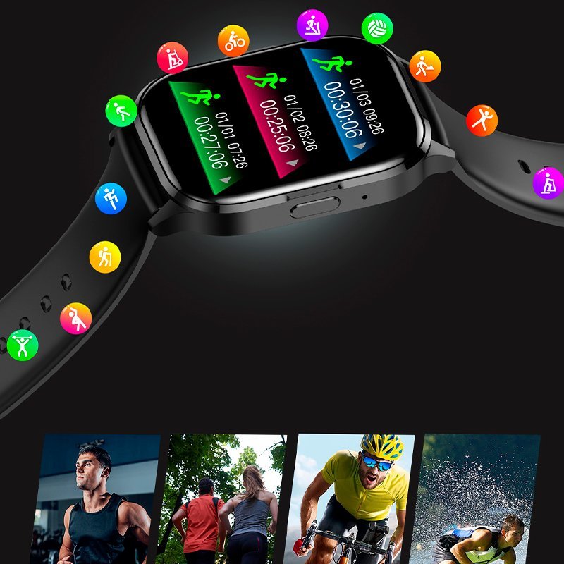 Cool Smartwatch Delta Silicona Negro (Amoled, Llamadas, Salud, Deporte)