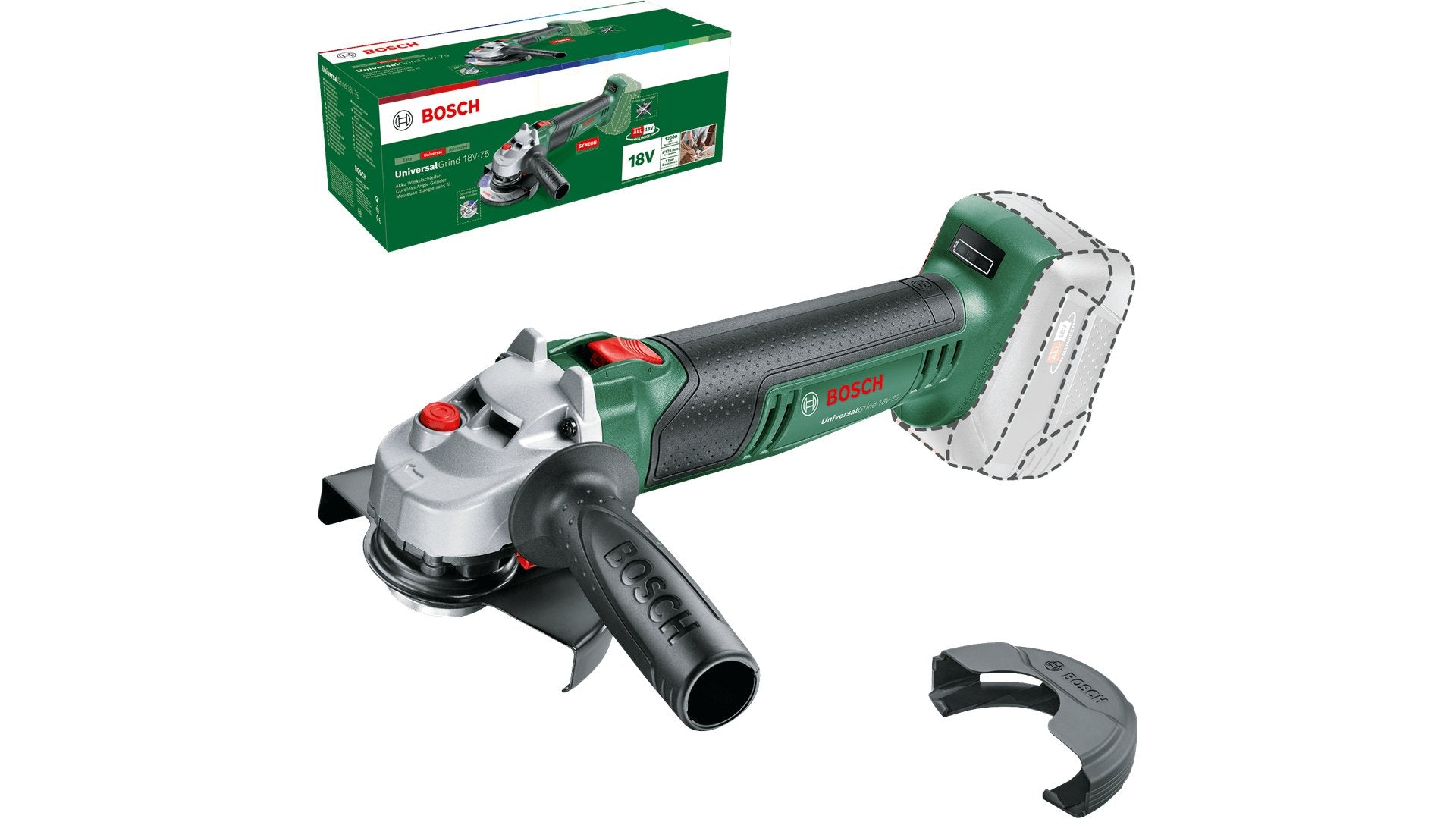 EAN 4053423237337 - Bosch Universal Grind 18V-75 amoladora angular 11,5 cm 12000 RPM 1,7 kg imagen 3