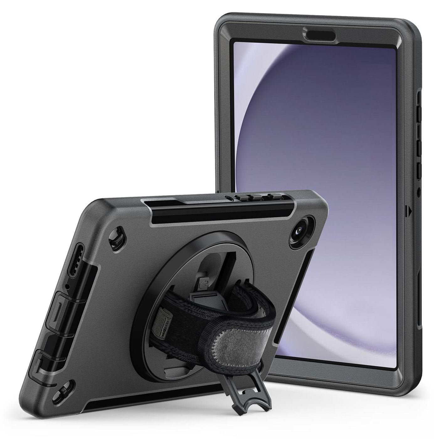 Galaxy Tab A9 Ohio Defender  Case With Hand Strap And