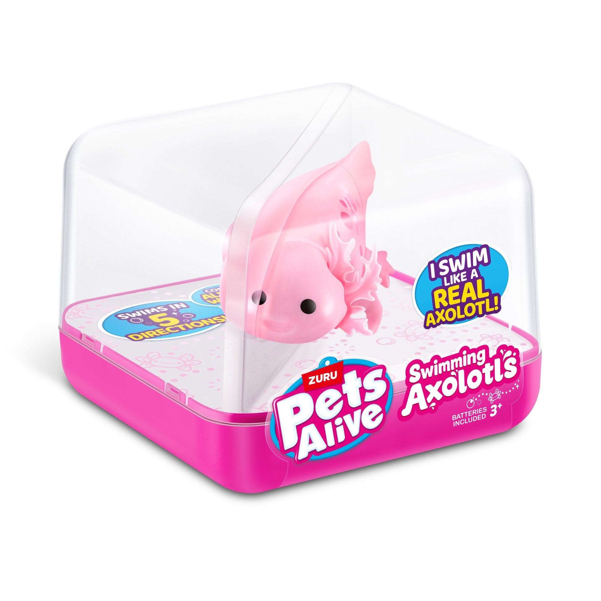 Zuru Pets Alive - Axolotls De Natación, Artículo Ordenado De Personajes, Una Figura 9556uq1