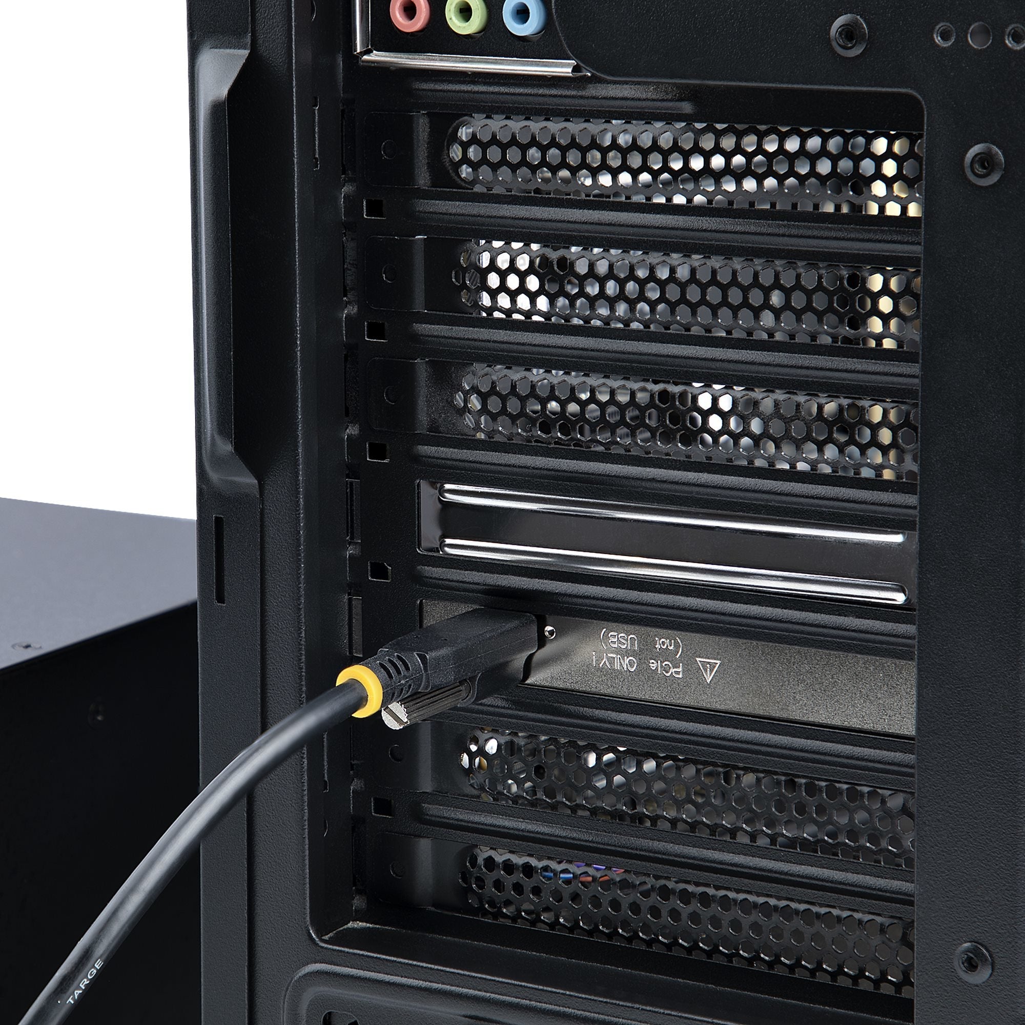 Startech.Com Caja Externa De Expansión Pcie X2 A 4 Ranuras Pci Express X1 - Riser Extensor De 4 Slots Pcie Con Tarjeta Host Pcie X2 - Pcie 2.0 - 10gbps - 4 Slots Externos