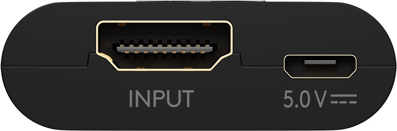 Amplificador De Señal Hdmi 4k A 60 Hz De Goobay, Extensión Hdmi Negra 58492