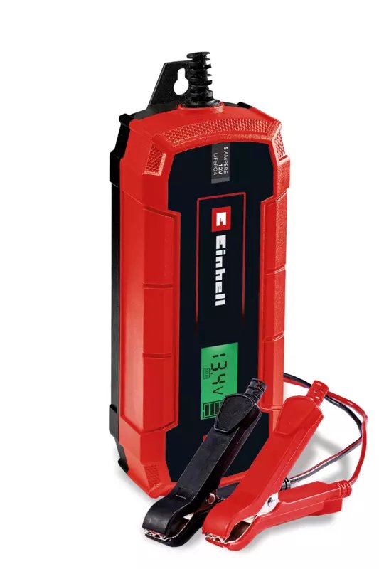 Cargador Einhell Ce-Bc 5 M Lifepo4 Rojo/Negro