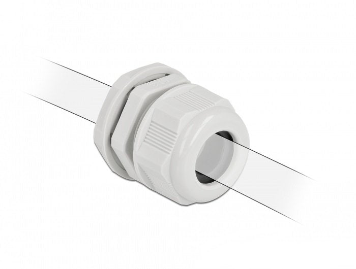 Delock 60364 Prensaestopas Pg13,5 Para Cable Redondo Gris 2 Piezas