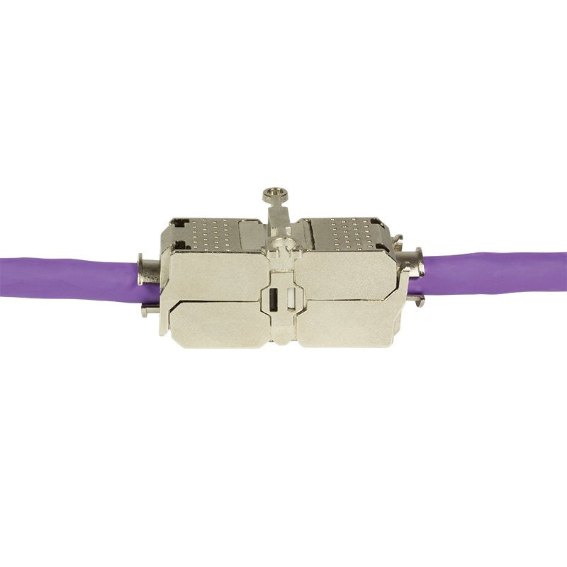 Logilink Empalme De Cable Stp Cat.6a 10ge, Protegido, Metal
