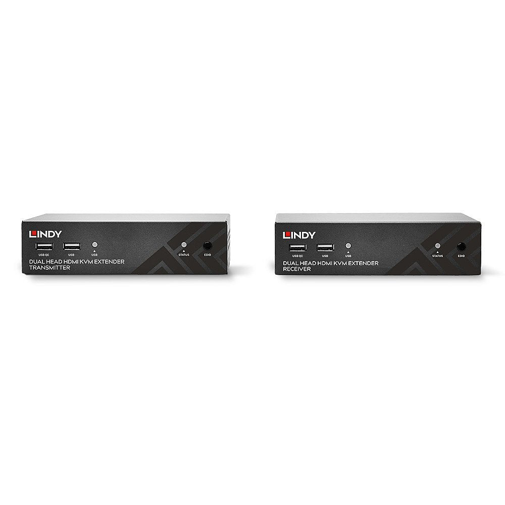 Lindy 100m Cat.6 Dual Head Hdmi, Usb & Rs232 Extender