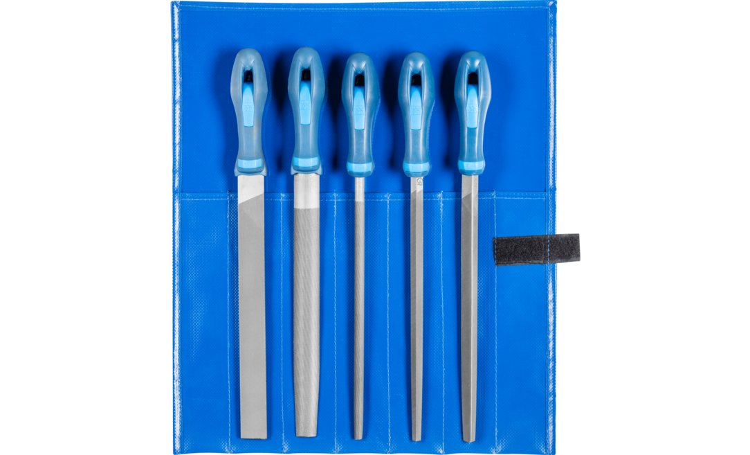 Pferd 11800542 Werkstattfeilen-Set Hieb 2 In Pvc-Bolsa Enrollable