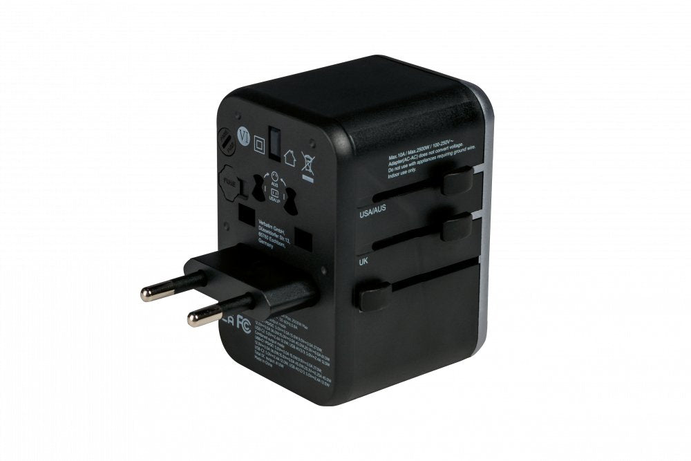 Verbatim Uta-04 Adaptador Con 1 Puerto Usb-C - 3 Puerto Usb-A - 1 Puerto Usb-C