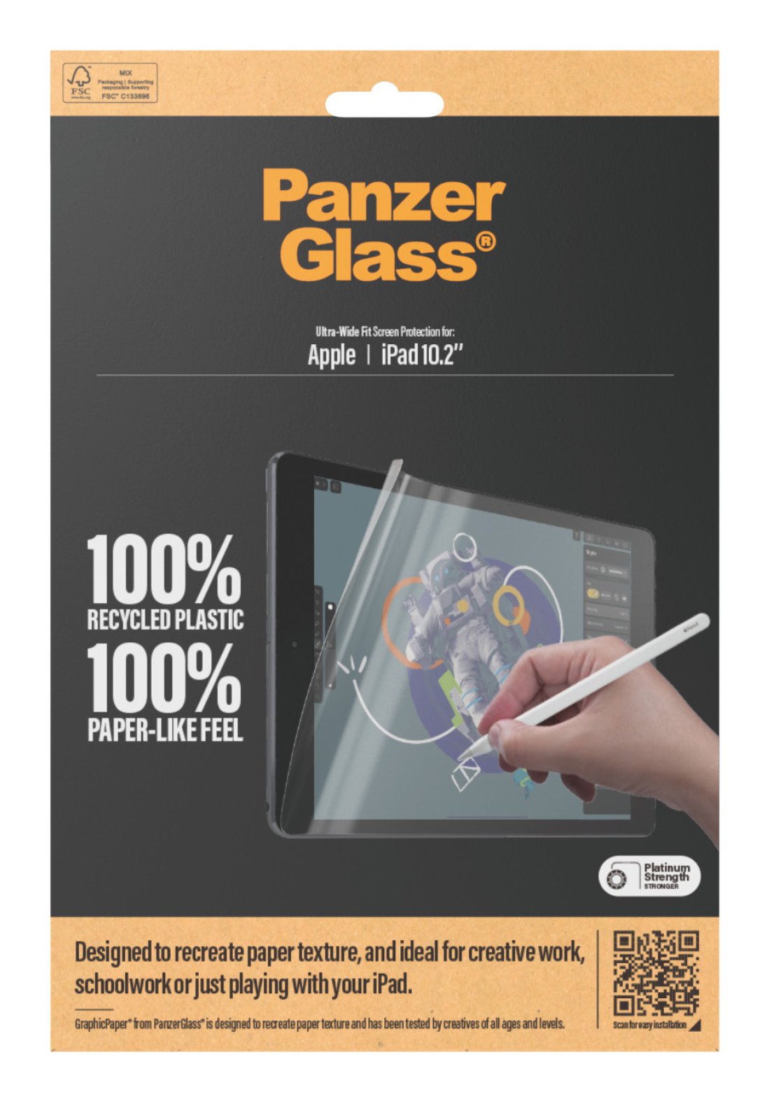EAN 5715685000362 - PanzerGlass ® GraphicPaper® Screen Protector iPad 10.2'' (2019-2021) | Ultra-Wide Fit Protector de pantal imagen 3