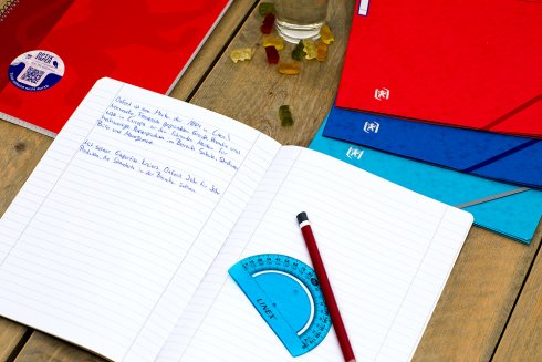 EAN 4006144921207 - Oxford 100050361 cuaderno y block A4 80 hojas Rojo imagen 3