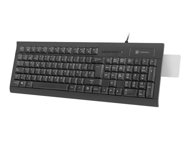 Teclado Español Natec Con Lector De Tarjetas De Identidad Inteligentes