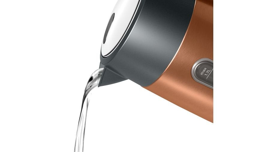 EAN 4242005188284 - Bosch TWK4P439 tetera eléctrica 1,7 L 2400 W Negro, Oro imagen 7