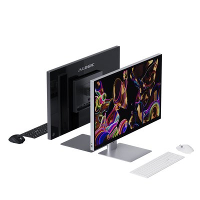 Monitor  Alogic Tft 32" Aspekt 4k 145w+90w+Usb Charging Gris Matt