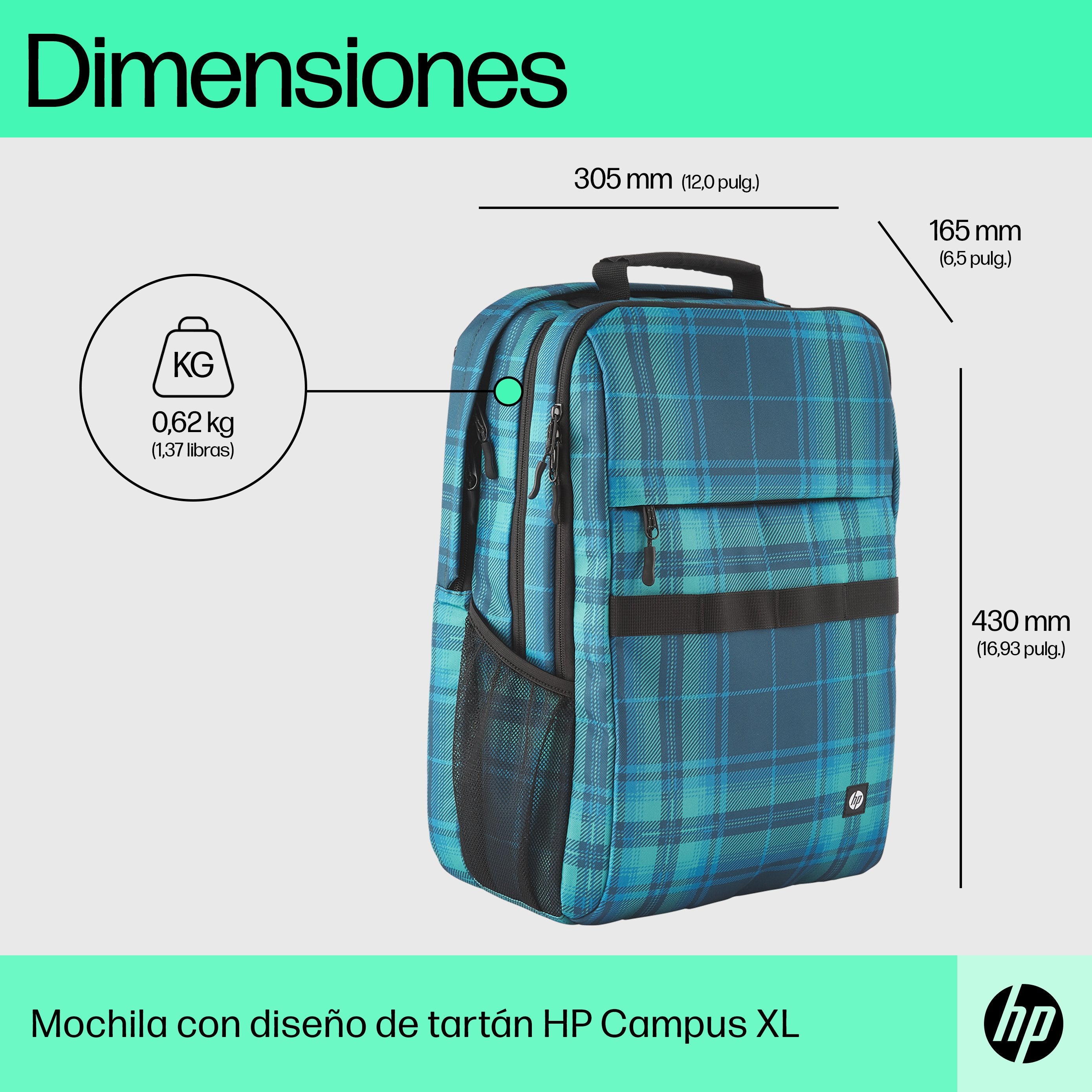 EAN 0197192487600 - HP Campus XL 40,9 cm (16.1") Azul imagen 5