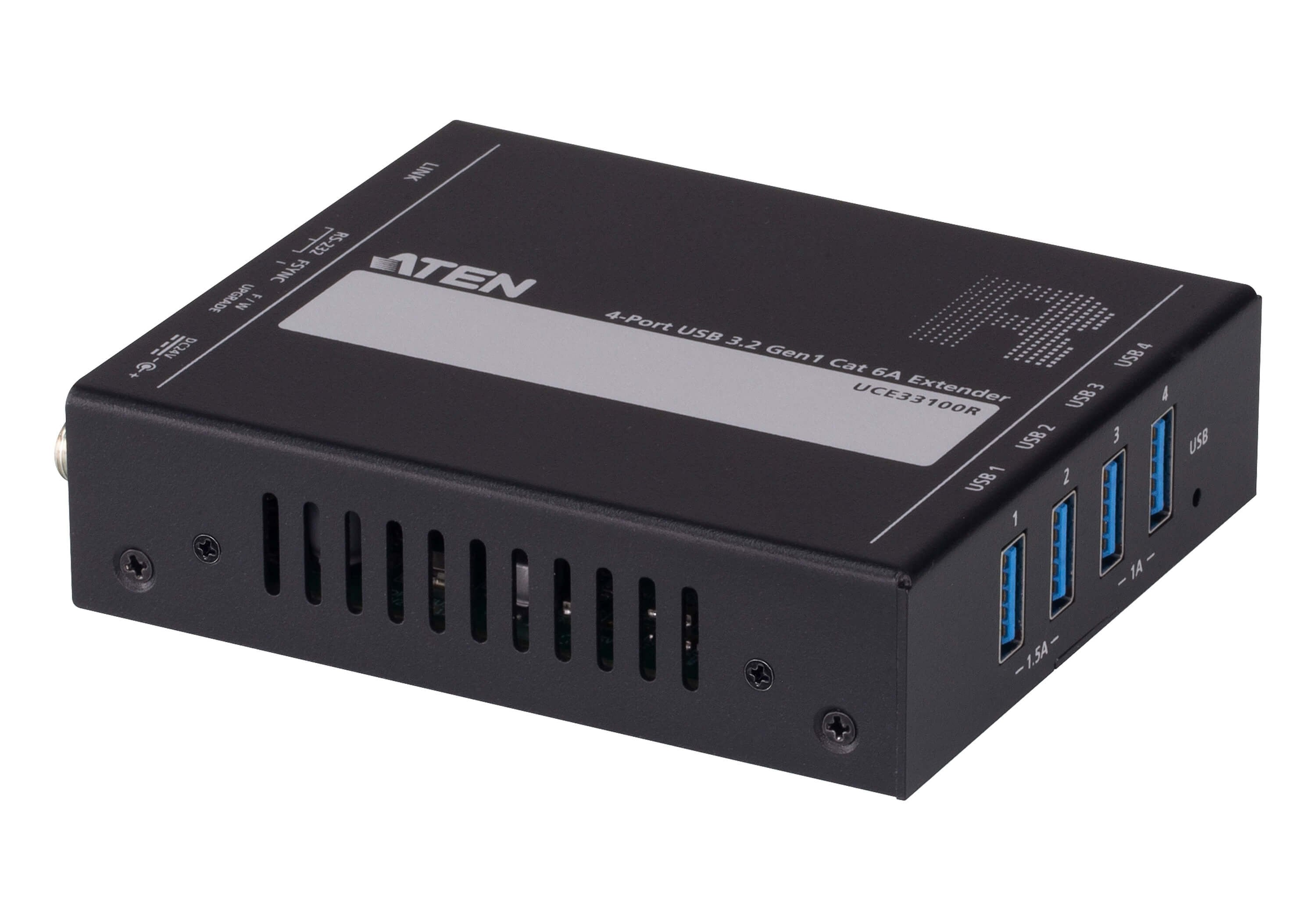 Extensor Usb 3.2 Gen 1 Cat 6a De 4 Puertos (Hasta 100 M) Aten-Uce33100