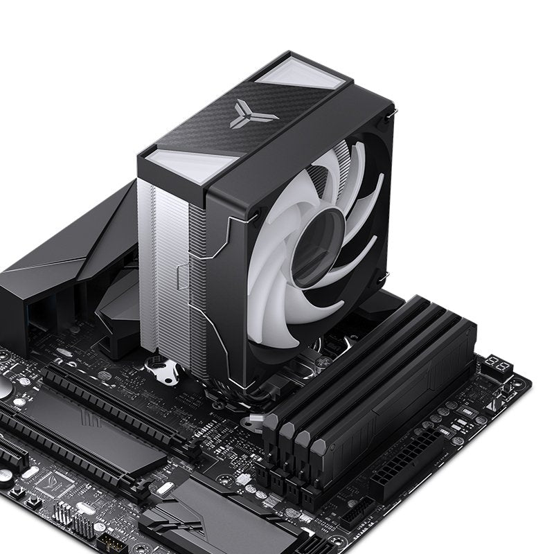 K Jonsbo Cr-1000 V2 Pro Argb Cpu Disipador, 120mm - Negro
