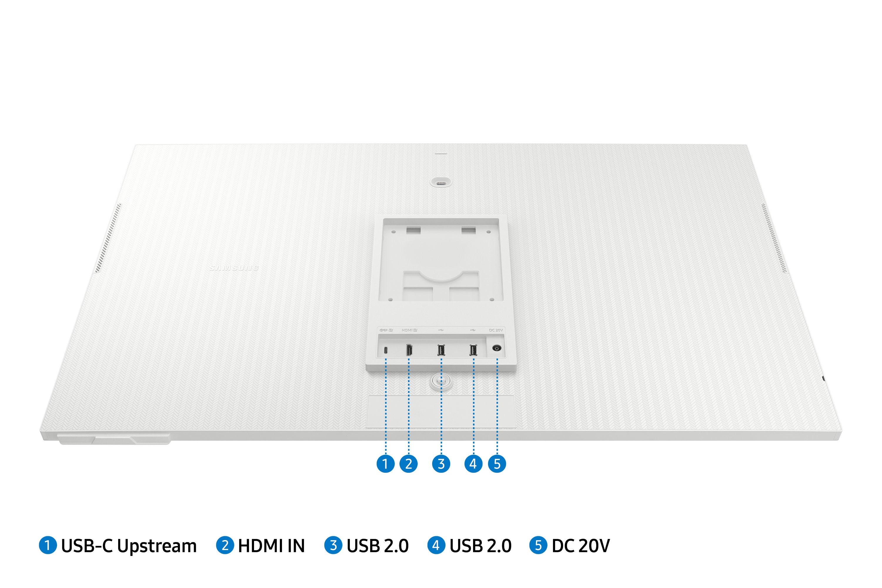 Monitor Samsung Smart S27cm703uu - 27.0"  Va  4k  60 Hz  Hdmi 2.0, Usb-C  Hdr  Glosniki 2 X 5 W  Pivot, Pochyl, Wysokosc  Vesa 100