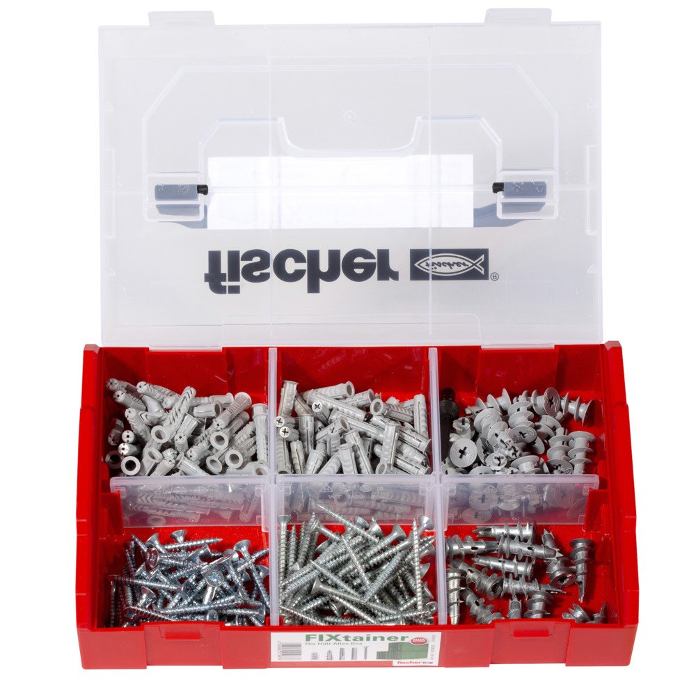 Fischer Fixtainer - Caja Tacos Gris Claro, 240 Unidades 532893