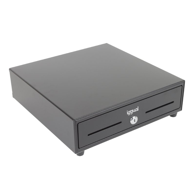 Iggual Cajón Portamonedas Iron-Xs 33cm 4+8 Negro