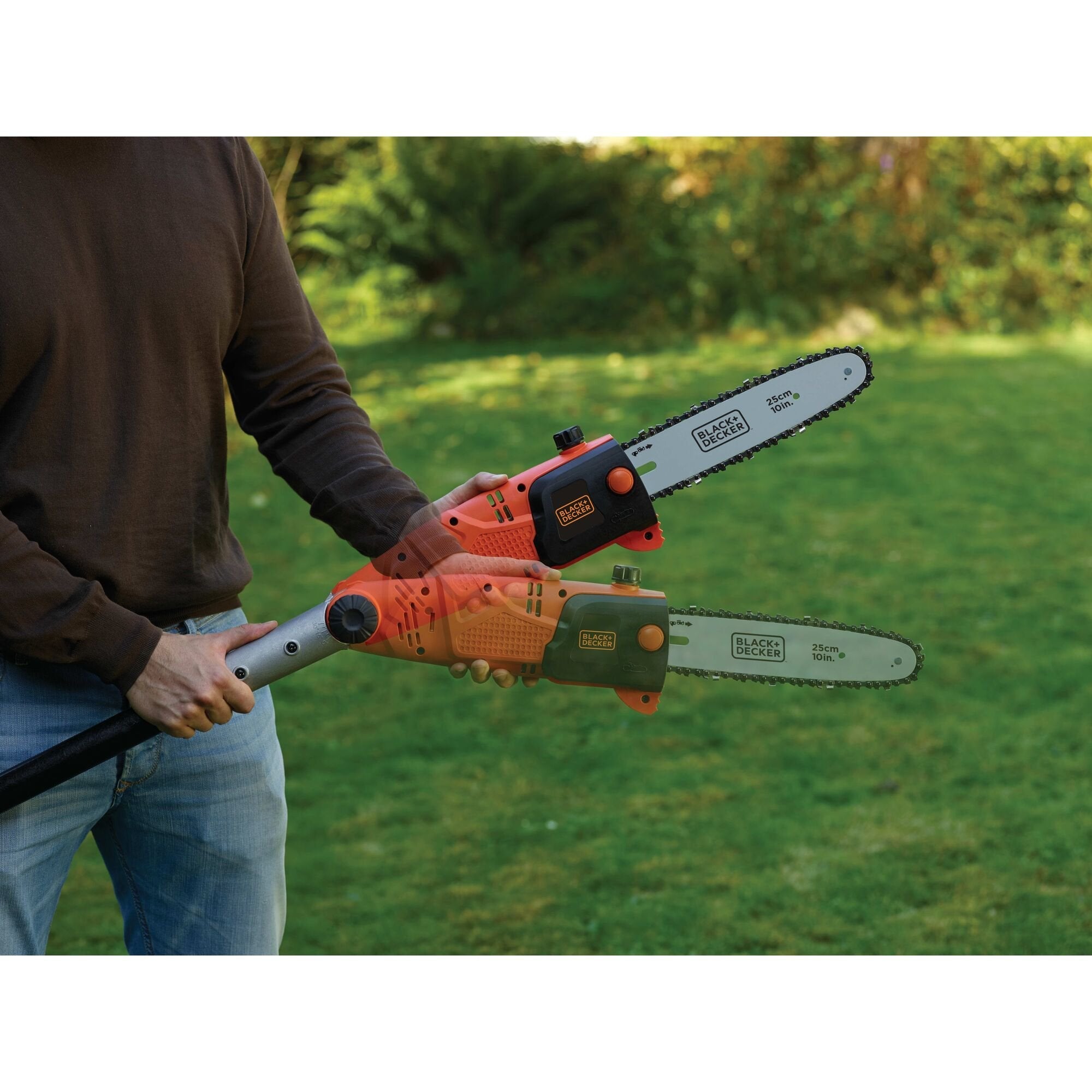 EAN 5035048554081 - Black & Decker PS7525-QS podadora eléctrica Negro, Naranja 3,5 cm 18 V Litio imagen 6