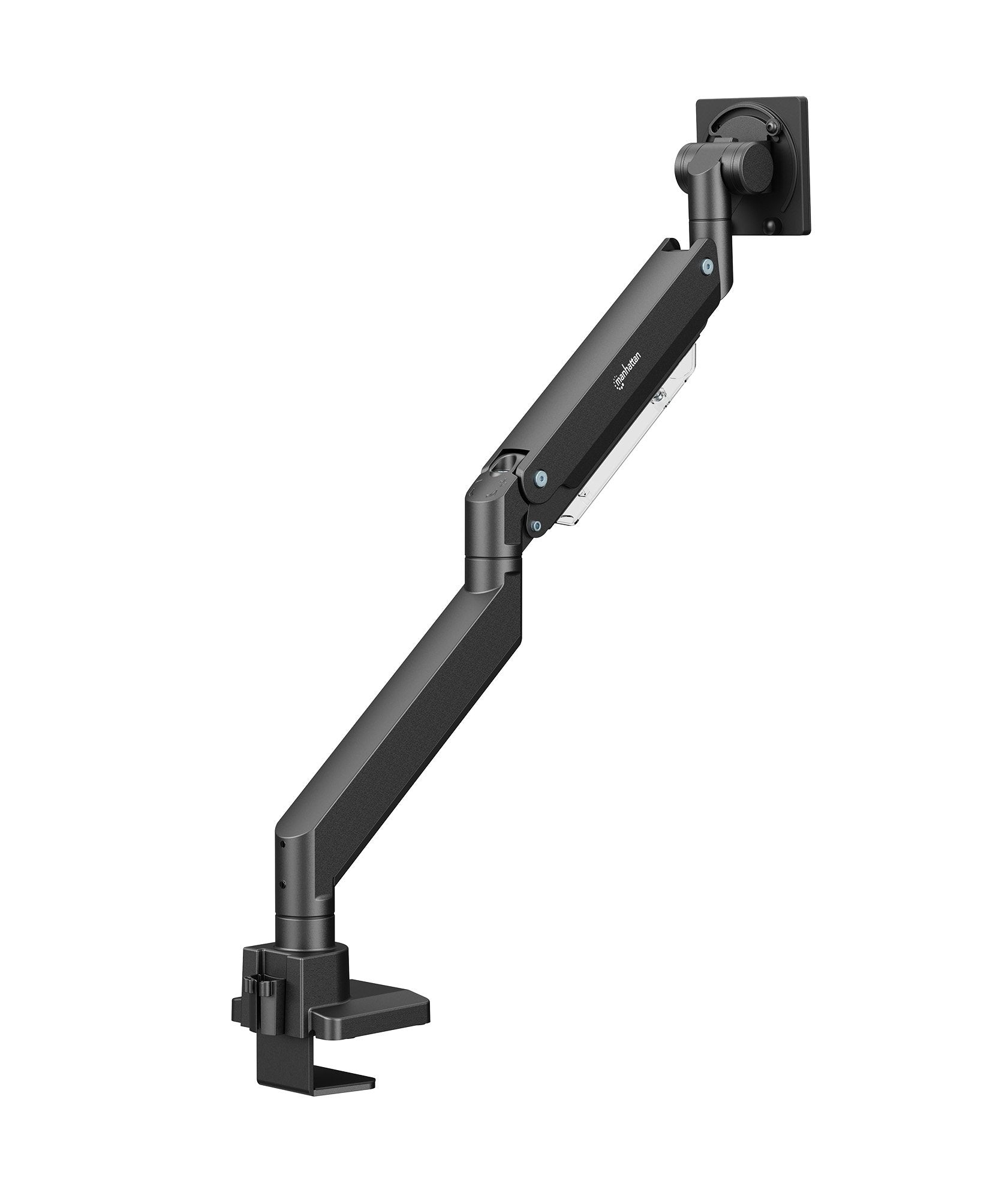 Soporte Manhattan 462594 Para Monitor  (57") Escritorio Negro