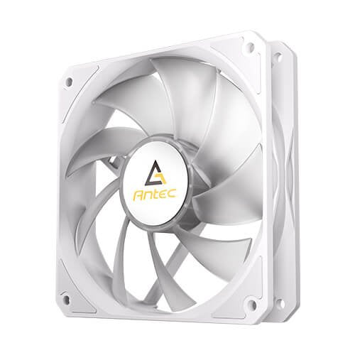 Kit 3 Ventiladores Pc  Auxiliar P12 A-Rgb Blanco Antec Pack De 3/ Argb Pwm 120mm/ Anti-Vibration