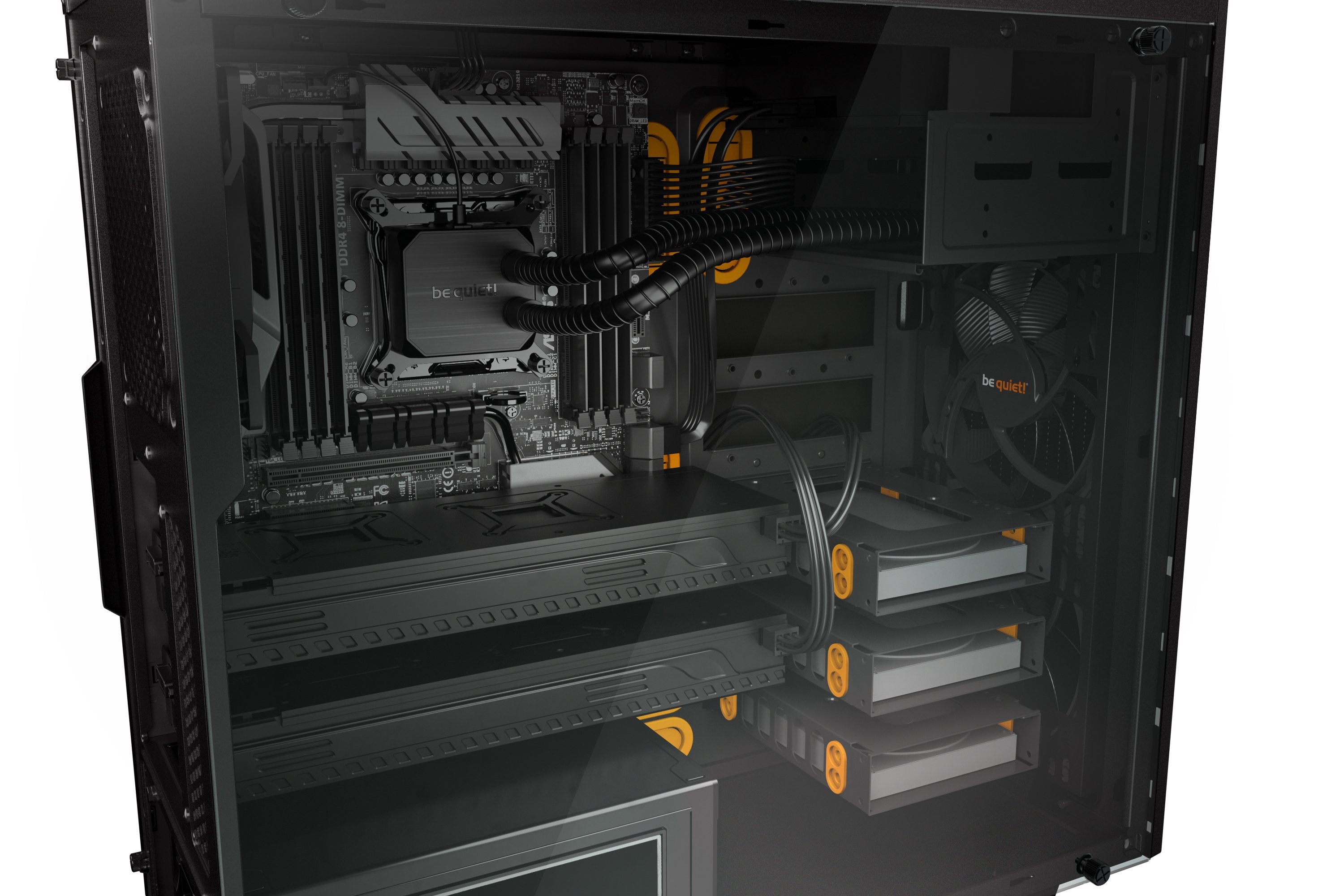 EAN 4260052185438 - be quiet! Pure Base 600 Window Midi Tower Negro, Naranja imagen 6