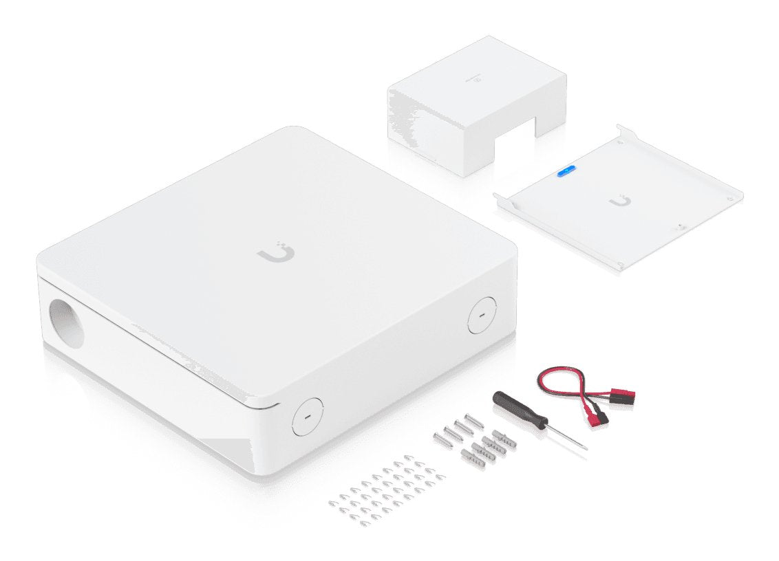 Ubiquiti Up-Alarmhub-Kit Concentrador De Control De Alarmas Con 32 Zonas De Entrada Para Sensores De Intrusi&Oacute N Cableados, Alimentado Por Entrada Poe++ Y Con Bater&Iacute A De Reserva Opcional.