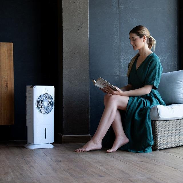 Climatizador Evaporativo Cecotec 8304 65w 3,5l Tactil Mando Temporizador 12h