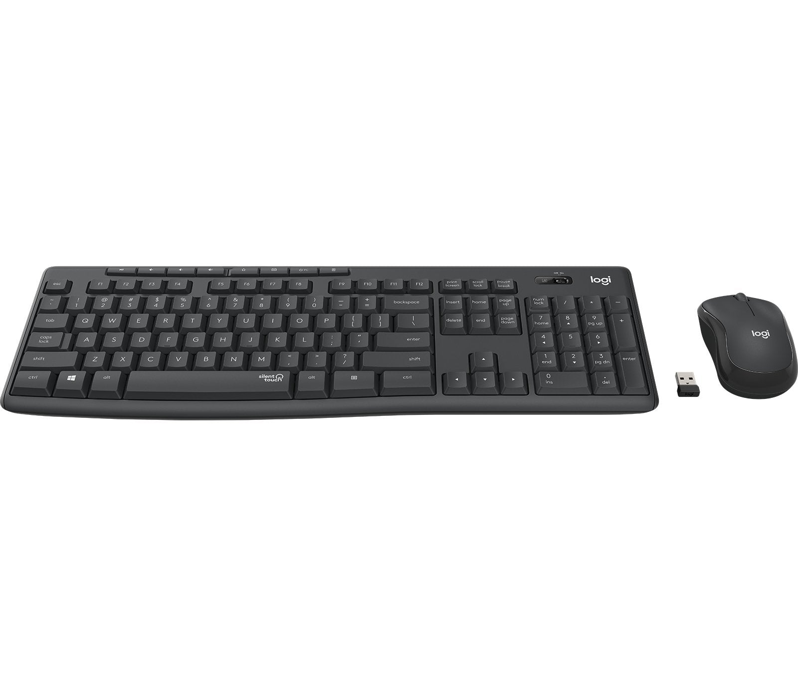 EAN 5099206092495 - Logitech MK295 Silent Wireless Combo teclado Ratón incluido Oficina RF inalámbrico Húngaro Grafito imagen 2