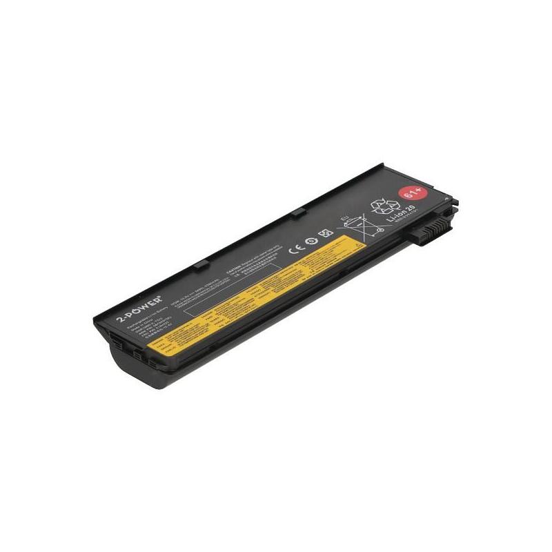 2-Power Batería 10.8v 5200mah Para Lenovo Thinkpad T470 2p-01av422