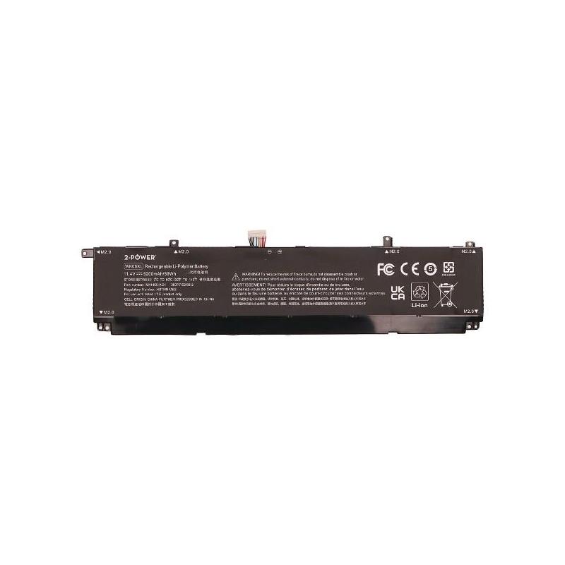 2-Power Batería 11.4v 5200mah Para Hp Victus 16-R0000 Cbp3906a