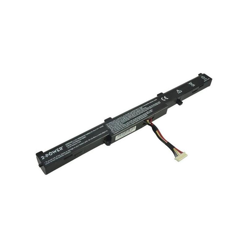 2-Power Batería 14.8v 2600mah Para Asus A41-X550e 2p-0b110-00220100
