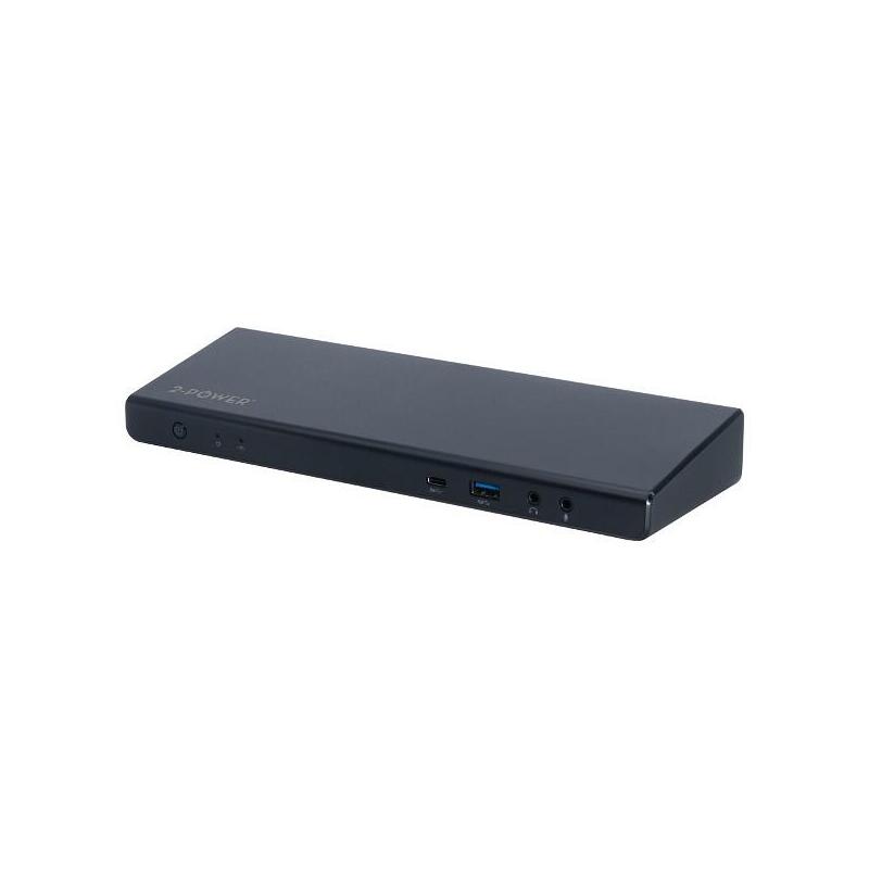 2-Power Hybrid Usb-C A Triple 4k 100w Pd Dock Con Cable Alimentación. Para Uk,Eu. Dell-D6000-2power