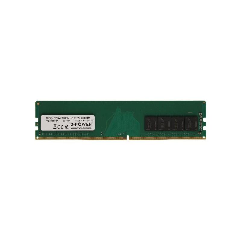 2-Power Memoria 16gb Ddr4 3200mhz Cl22 Dimm 2p-Kvr32n22d8/16