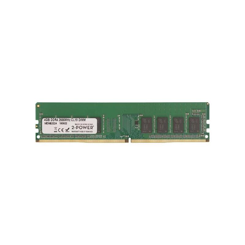 2-Power Memoria 4gb Ddr4 2666mhz Cl19 Dimm 2p-Ts512mlh64v6h