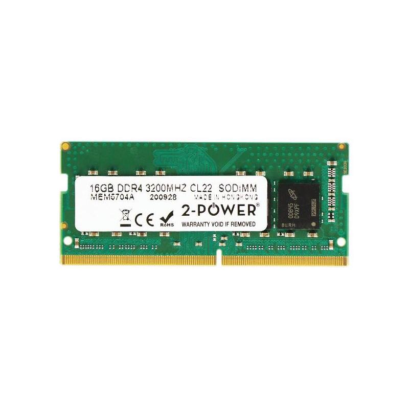 2-Power Memoria Sodimm 16gb Ddr4 3200mhz Cl22 Sodimm 2p-L67710-005