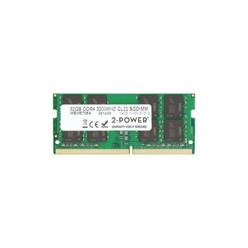 2-Power Memoria Sodimm 32gb Ddr4 3200mhz Cl22 Sodimm 2p-5m30v06797