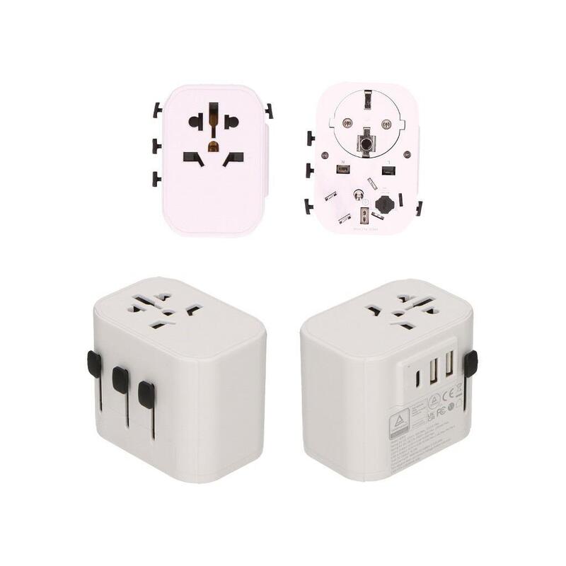 2-Power Universal Travel Adapter Para For Worldwide Use Uni0024a