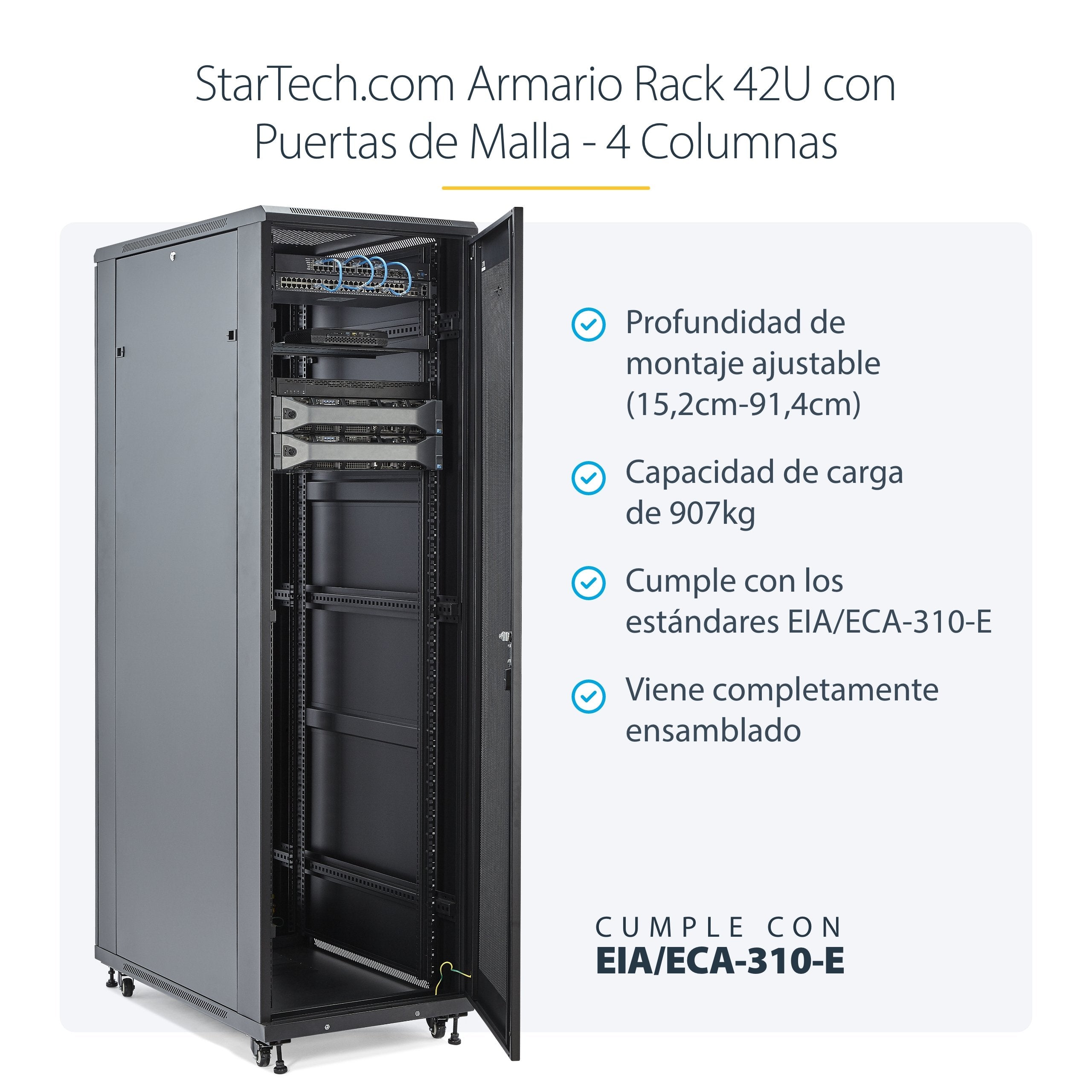 Rack Armario De Equipos 42u - Profundidad De 36in