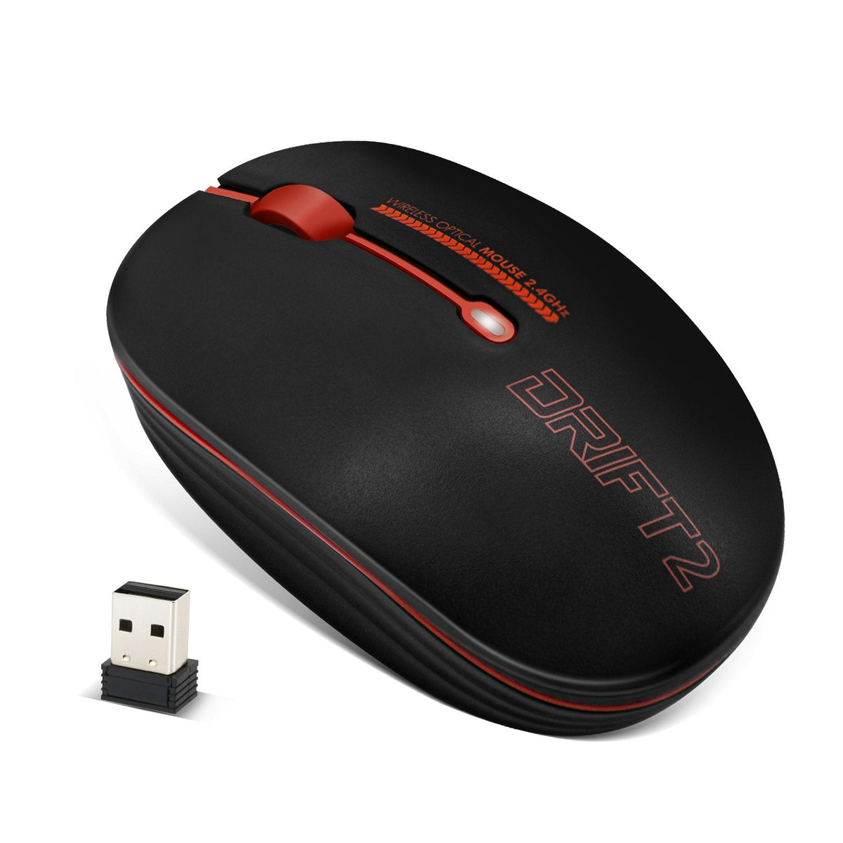 Ratón Inalámbrico Advance Drift 2 (Rojo)