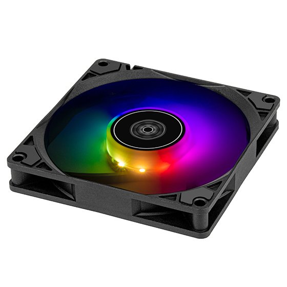 Ventilador Silverstone Air Slimmer 90 Argb (Negro) Sst-As90b-Argb