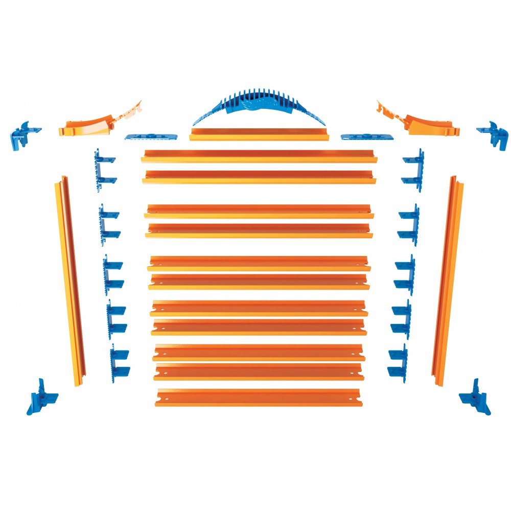 Maletin Portacoches Hot Wheels 3 En 1. Guarda 44 Coches, Con Rampas Y Loop (Autos No Inlcuidos)30x27x6 Cm