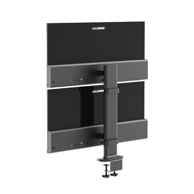 Alogic Elevate 34  Dual Vertical Monitor Stand Space Grey