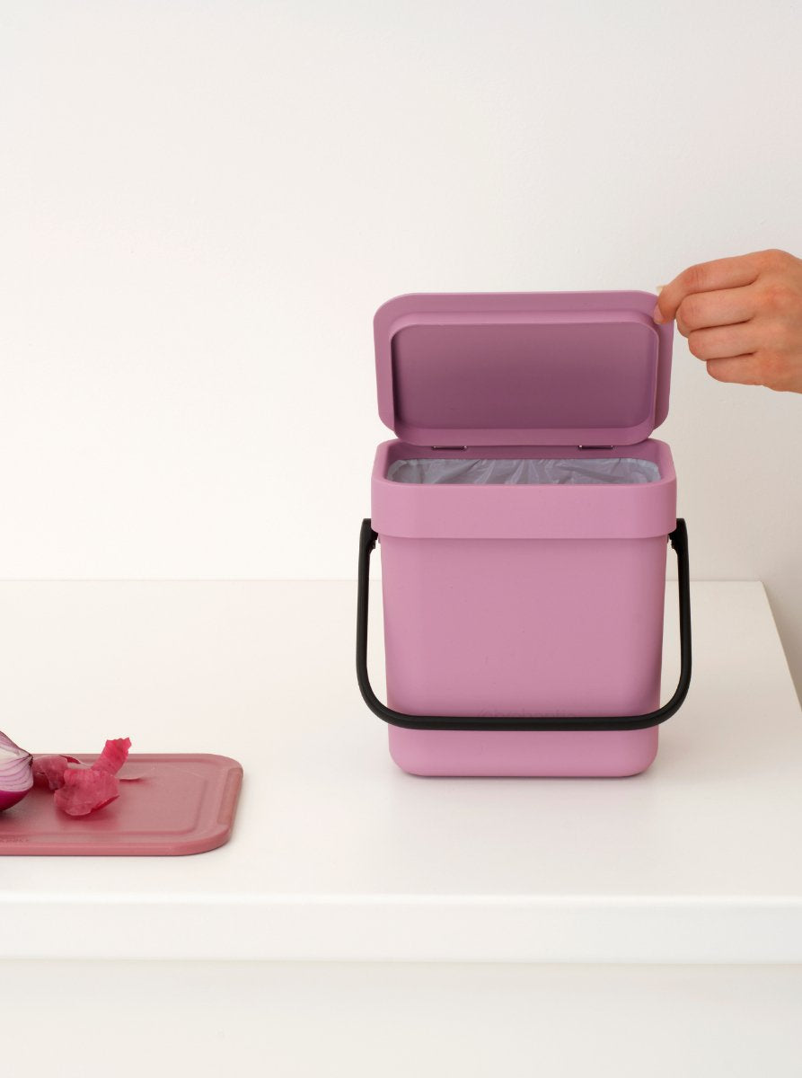 Brabantia Sort & Go Abfallbehäl. Lilac Pink 3 L