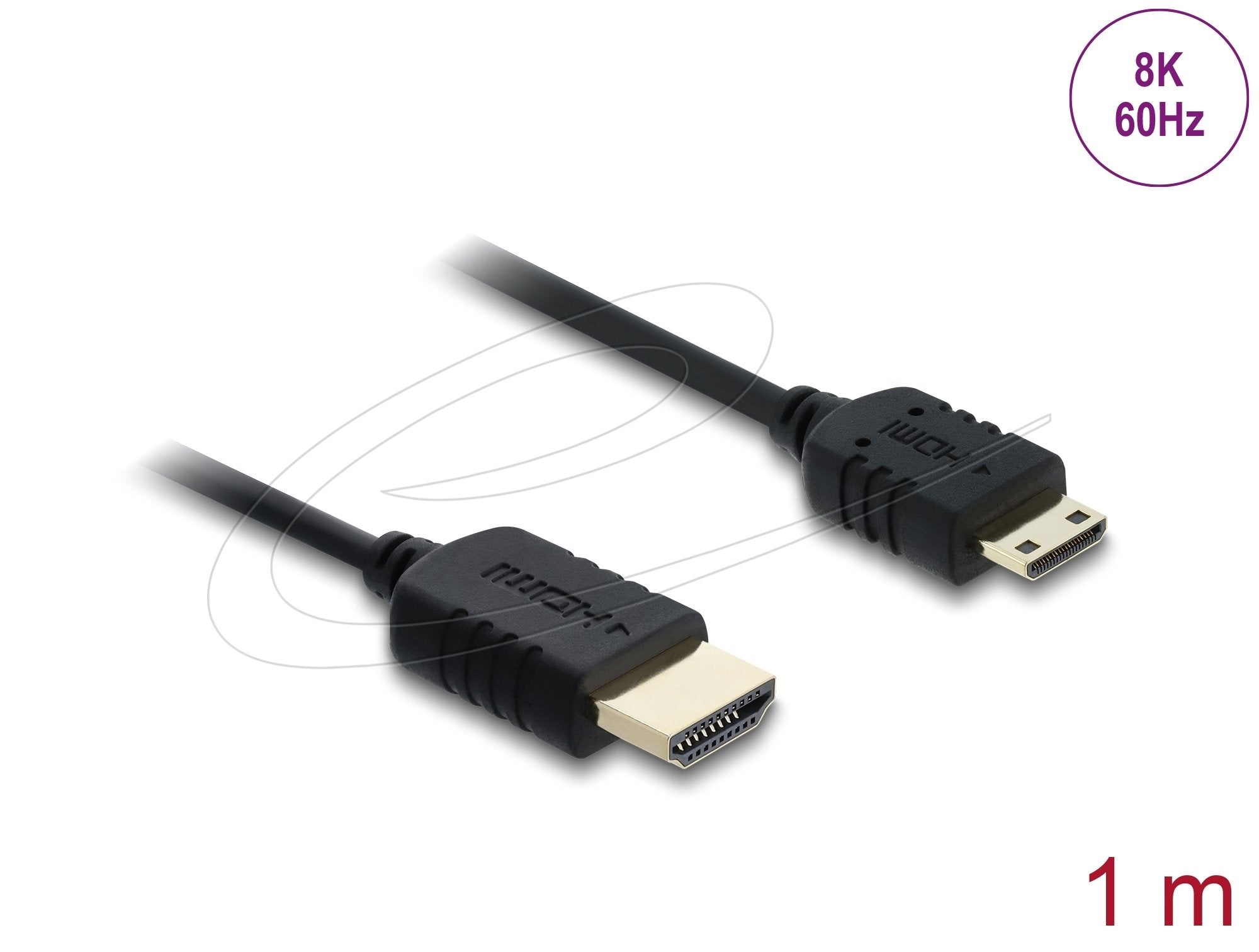 Delock Koaxiales High Speed Cable Hdmi Hdmi Macho A Mini Hdmi Macho 8k 60 H