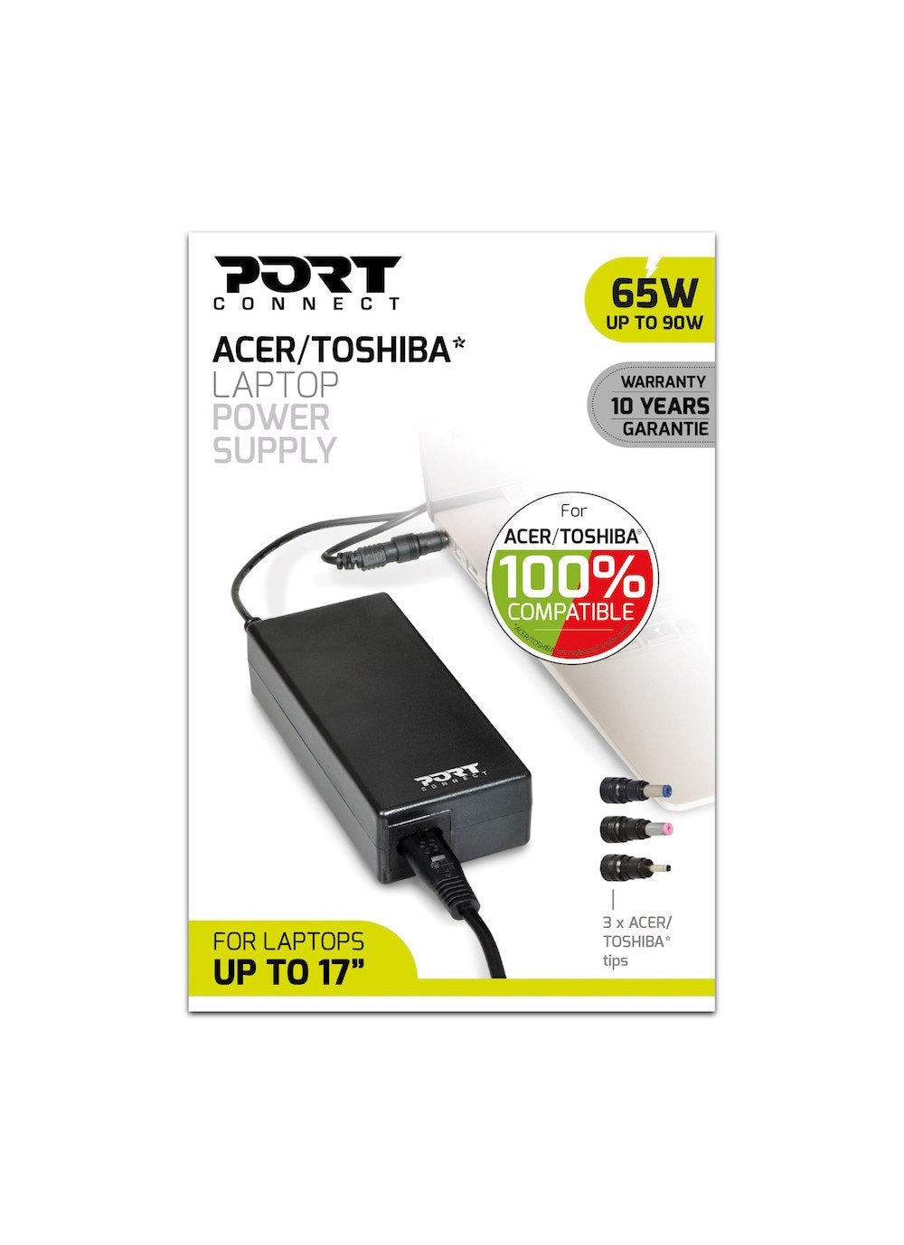 Cargador Port Power Supply 65 W - Acer/Toshiba - Eu